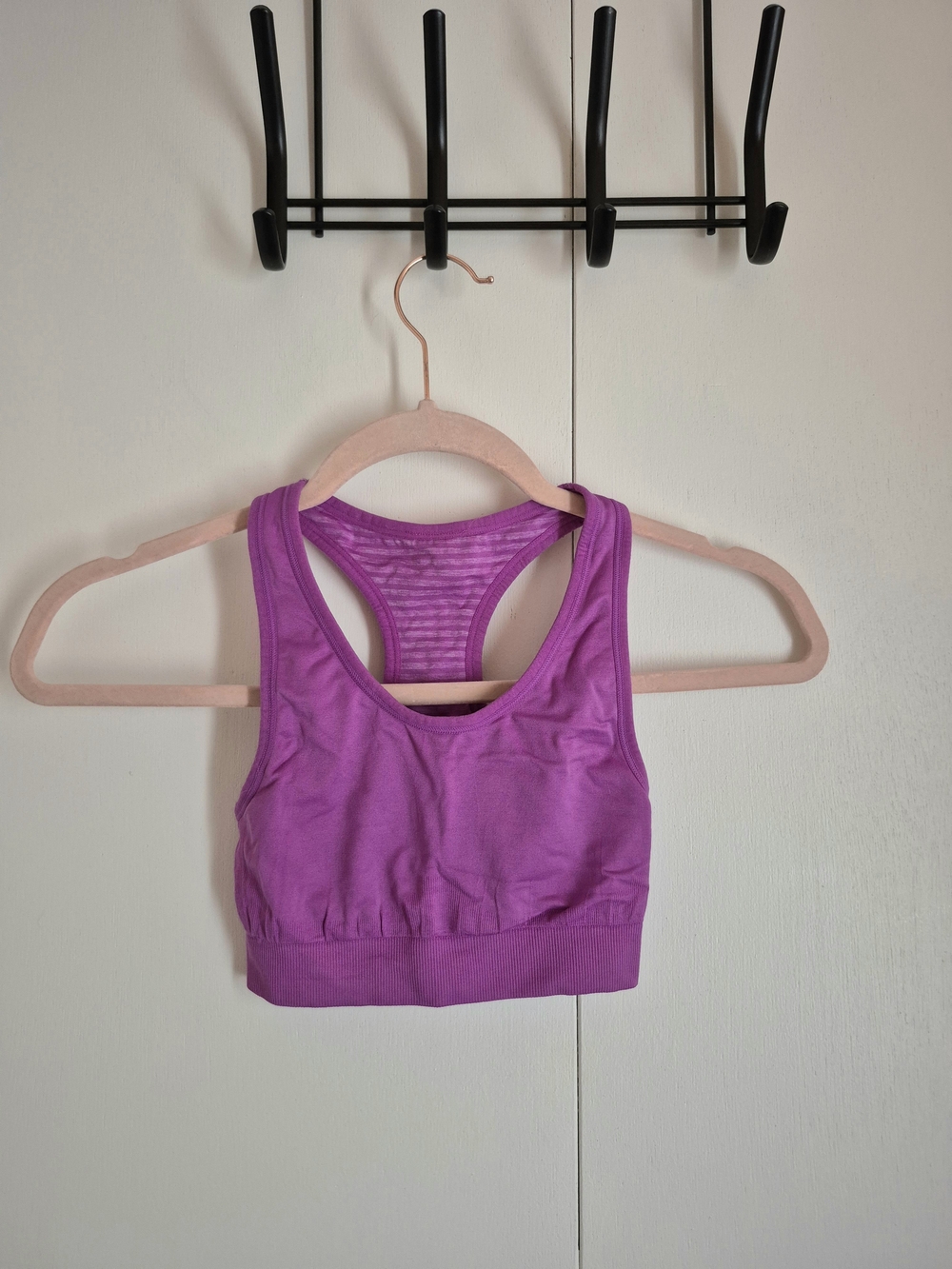Women's Purple Racerback Sports Bra